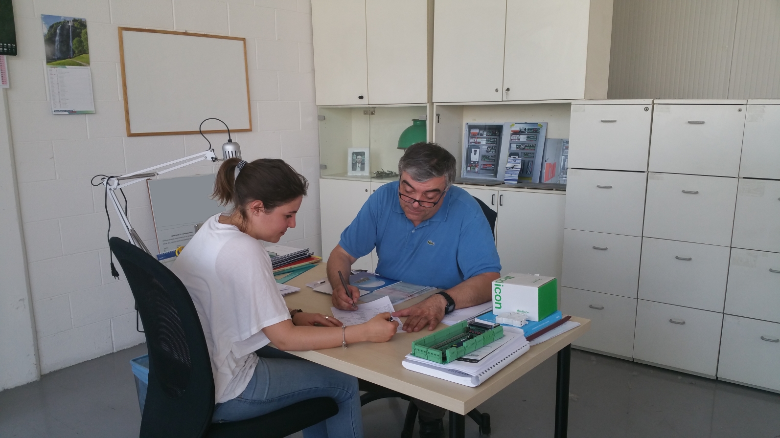 Discussione preventivo tra Francesca e Giorgio